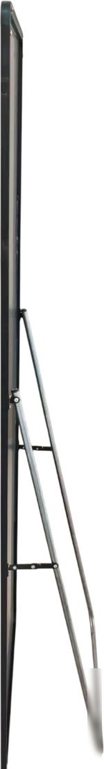 Зеркало Saniteco Fillet Corner 160x50 (черный)