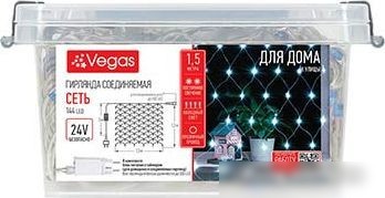 Гирлянда световая сетка Vegas 55213 (холодный белый)