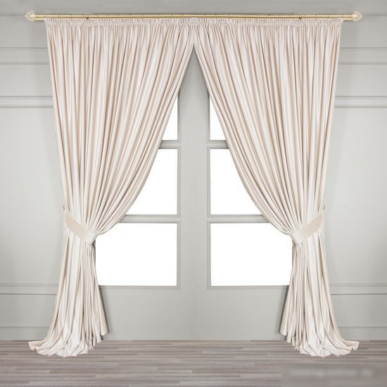 Штора Mio Tesoro Velvet 1.5x2.7 м (кремовый)