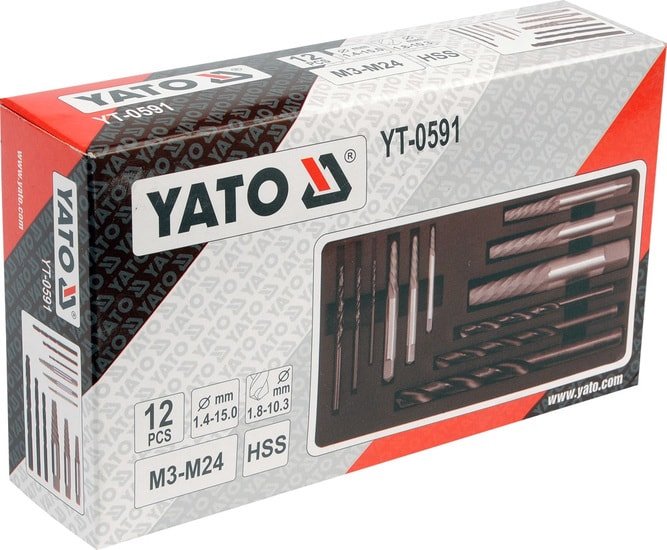 Набор оснастки Yato YT-0591 (12 предметов)