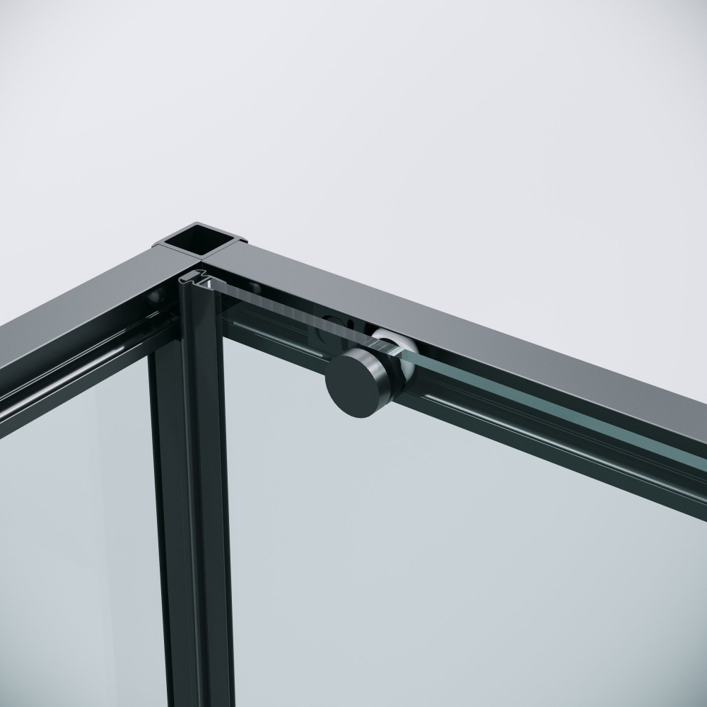 Душевой уголок Grossman Galaxy 140x90x195 120.K33.01.1490.21.00 (черный матовый/стекло прозрачное)
