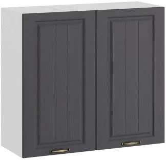 Шкаф навесной Трия Лина 1В8 (графит)