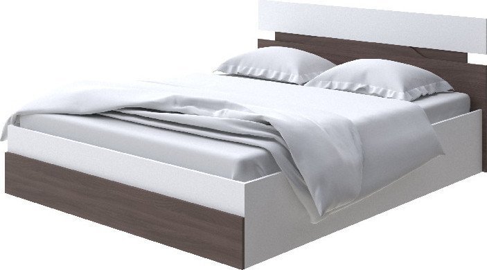 Кровать PROxSON Milton с ПМ 180x190 (белый/ясень шимо темный)