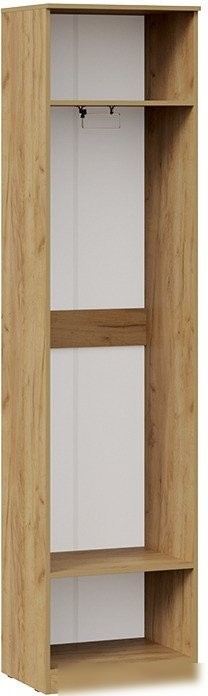 Шкаф распашной Трия Хилтон для одежды исп.2 (дуб крафт золотой/графит матовый)