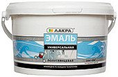 Эмаль Лакра Акриловая универсальная 2.4 кг (белый полуглянец)