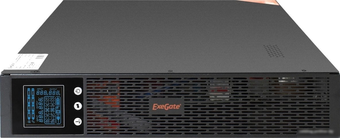 Источник бесперебойного питания ExeGate SinePower UHB-2000.LCD.AVR.C13.RJ.USB.2U
