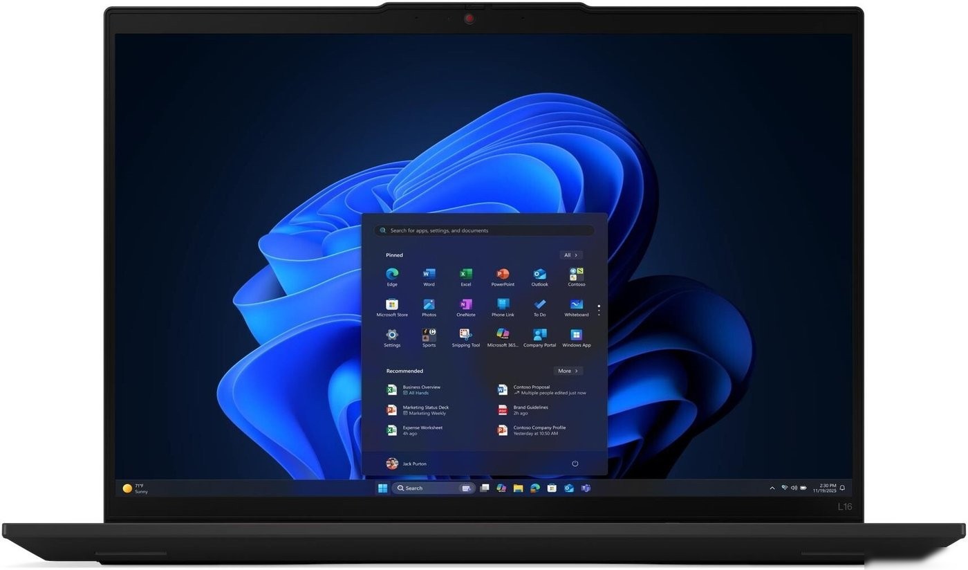 Ноутбук Lenovo ThinkPad L16 Gen 2 Intel 21SA002SUS