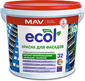 Краска MAV Ecol ВД-АК-1032 фасадная 5 л (белый)