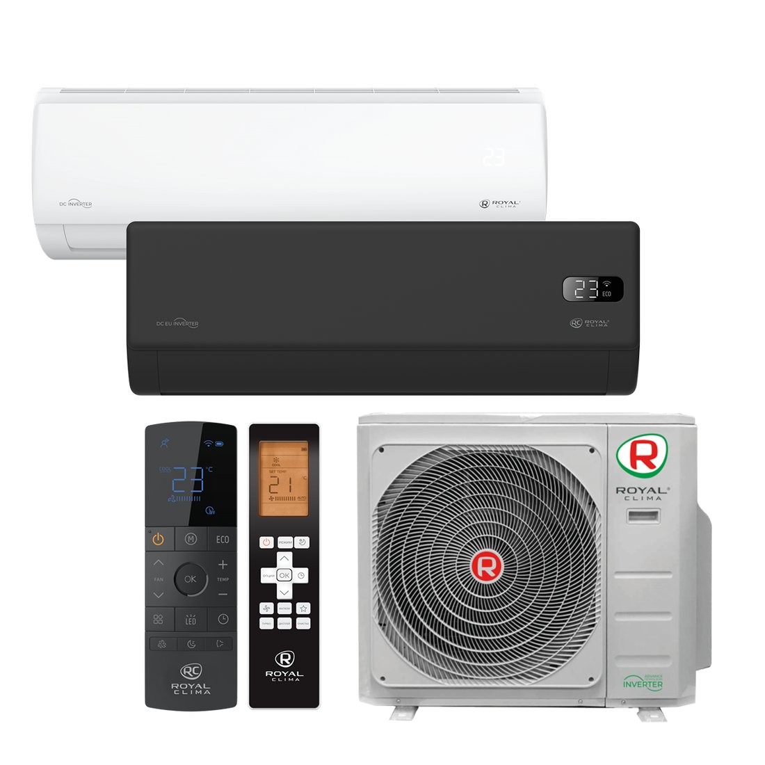 Кондиционер Royal Clima Multi Flexi EU ERP Upgrade 2RMN-14HN/OUT / RCI-TMN09HN + RCI-VT09HN Кондиционер Royal Clima Multi Flexi EU ERP Upgrade 2RMN-14HN/OUT / RCI-TMN09HN + RCI-VT09HN