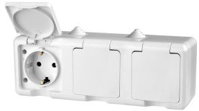 Розетка Tokov Electric Dita TKL-DT-R3Z-C01-IP54