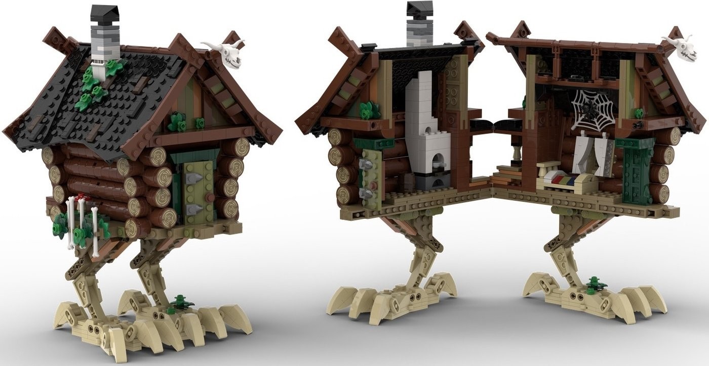 Конструктор Brick Labs Избушка Бабы-Яги AB-1201