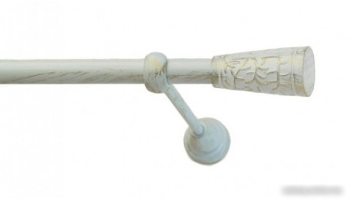 Наконечник для карниза Lm Decor YF066 Византия 25мм (белое золото)