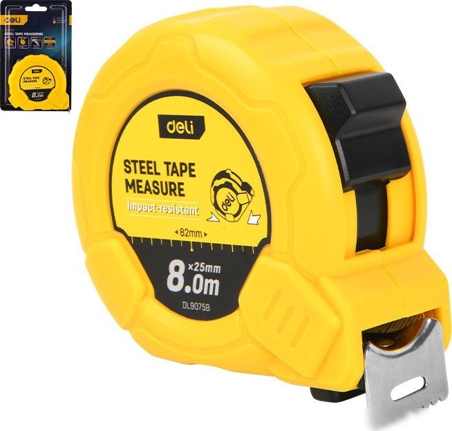 Рулетка Deli YS EDL9075B (7.5мx25мм)