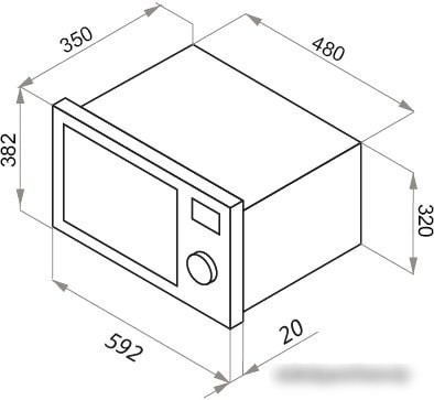 Микроволновая печь MAUNFELD XBMO202S