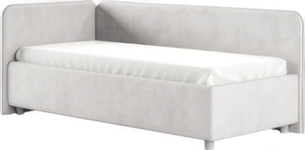 Кровать-тахта Сонум Capri L 90x200 (замша пепельный)