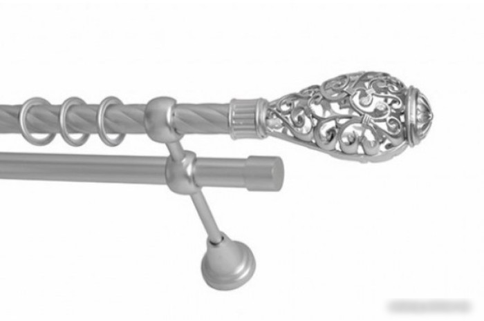Наконечник для карниза Lm Decor YF166 Эллада 16(19)мм (сатин)