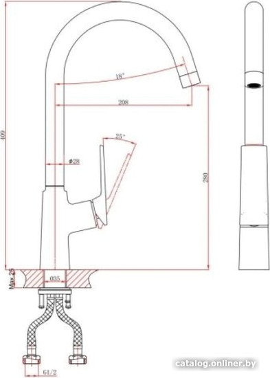 Смеситель A-Five A5-1224