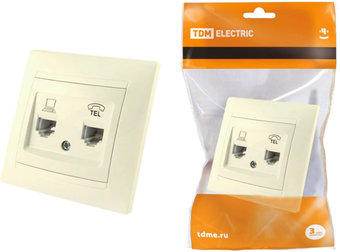 Розетка компьютерная TDM Electric Лама SQ1815-0119