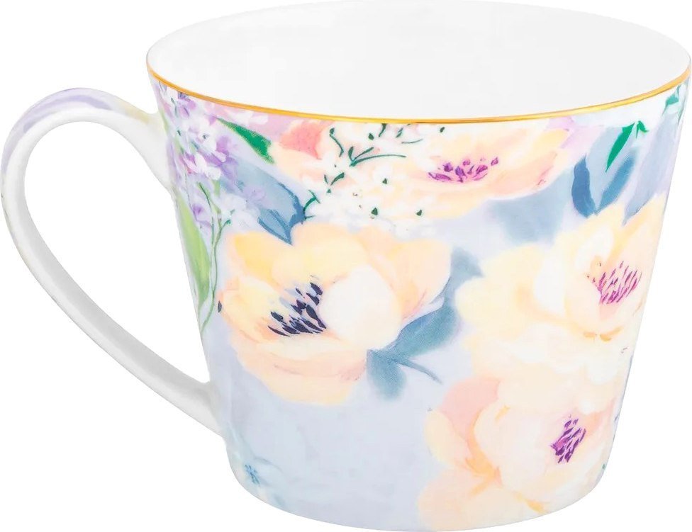 Чашка Elan Gallery Акварель 420642 (голубой/New Bone China)