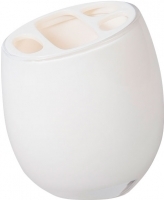 Стакан для зубной щетки и пасты Tatkraft Repose White 12202
