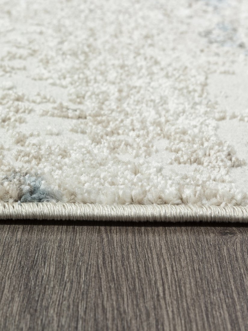 Ковер для жилой комнаты Merinos Naturel F232-OVAL-BEIGE-BLUE (3x4)