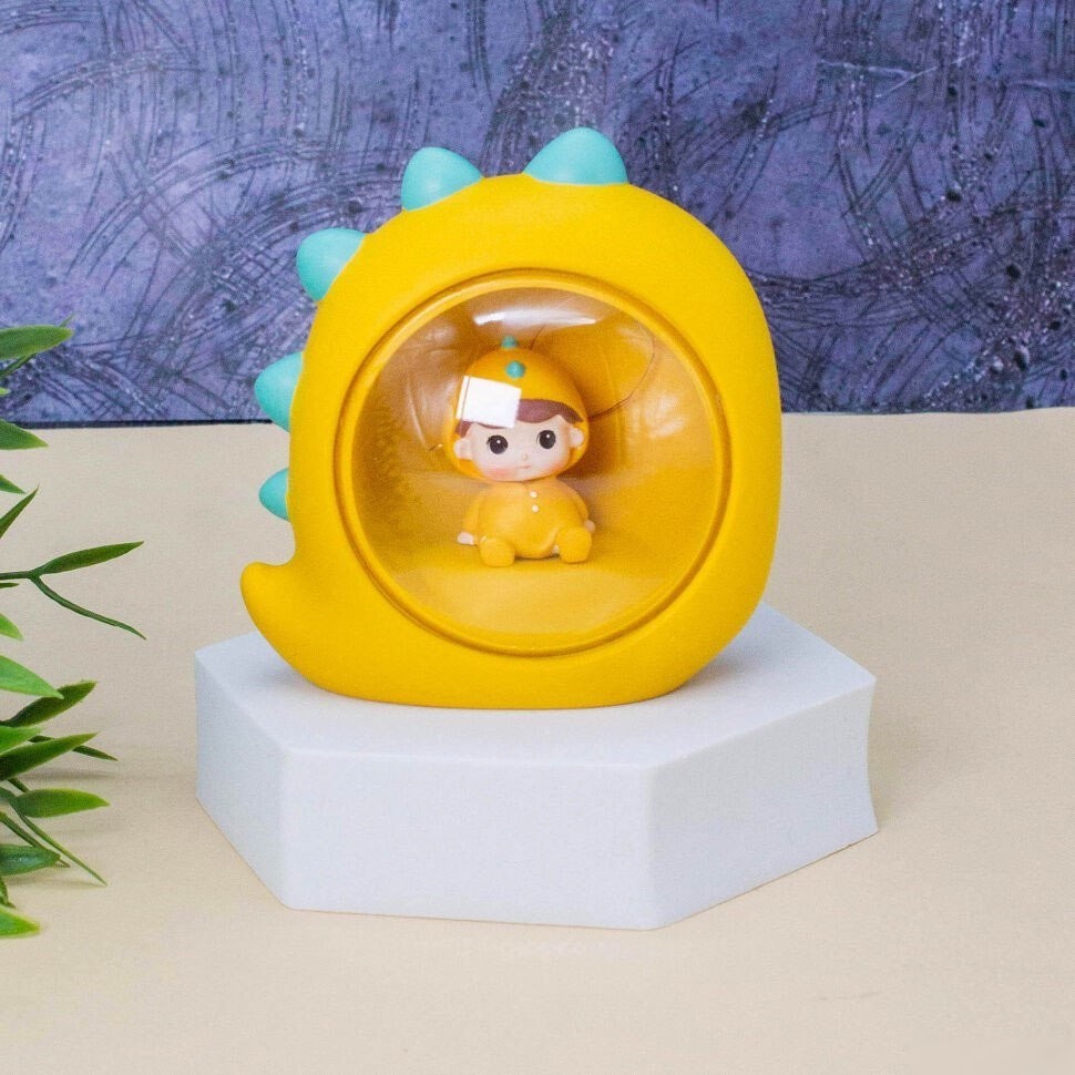 Ночник ILikeGift Baby Dino BB2675-6B (желтый)