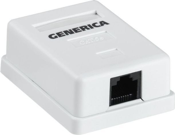 Розетка компьютерная Generica CS2-1C5EU-12-G