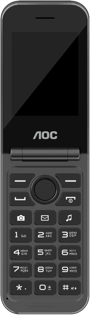 Кнопочный телефон AOC A285 (черный)