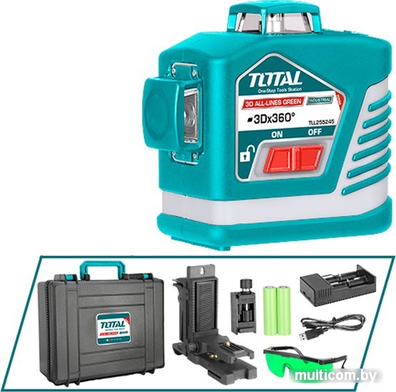 Лазерный нивелир Total TLL255245 (с АКБ) Лазерный нивелир Total TLL255245 (с АКБ)
