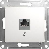 Розетка телефонная Systeme Electric Glossa GSL000181T