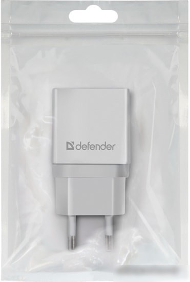 Сетевое зарядное Defender EPA-10 (белый)