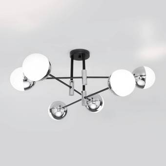 Люстра средней высоты Евросвет Nuvola 70129/6 (хром)