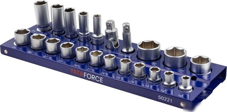 Набор головок слесарных Yataforce YF-50221 (57679)