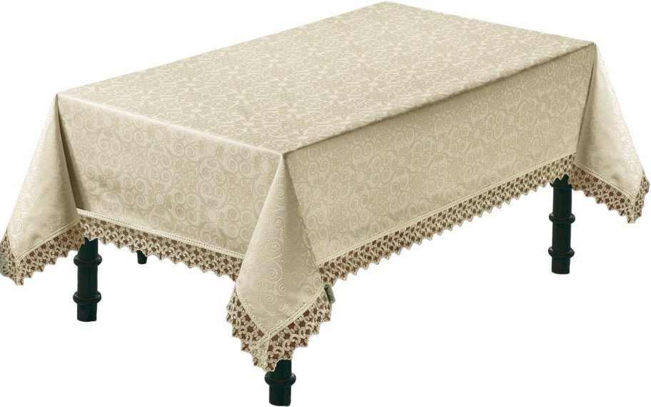 Скатерть DO&CO Azelya 160x220 11420 (капучино)
