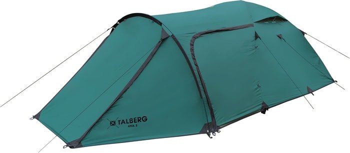 Треккинговая палатка Talberg Atol 3 (зеленый)