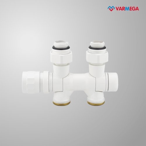 Узел нижнего подключения Varmega 1/2"х3/4"EK VMDV25-200415 (черный)