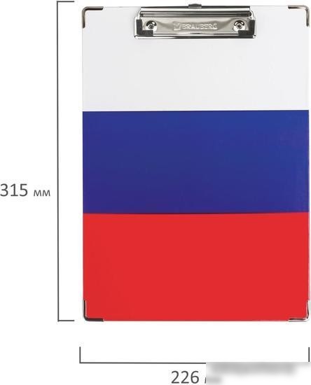 Планшет с зажимом BRAUBERG 232235 (ассорти)