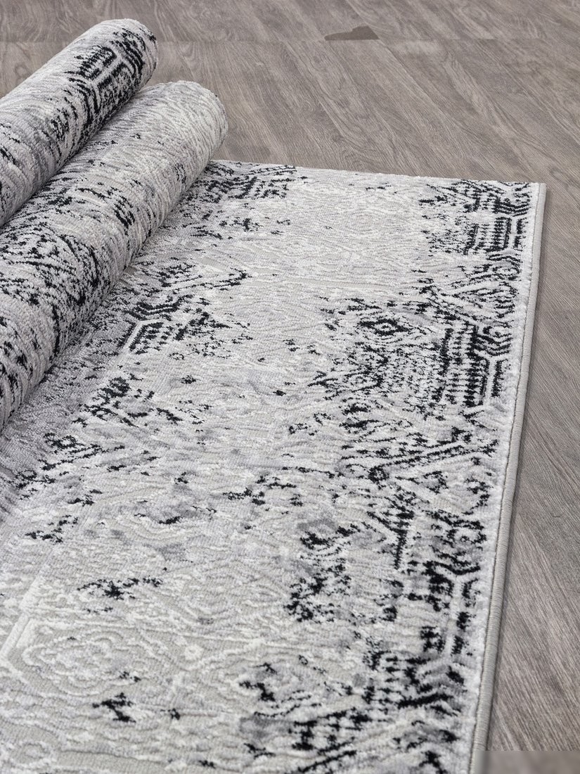 Ковер для жилой комнаты Merinos Palermo F281-STAN-DARK-GRAY (1x2)