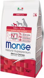 Корм для собак Monge Mini Puppy & Junior Rich in Chicken 0.8 кг