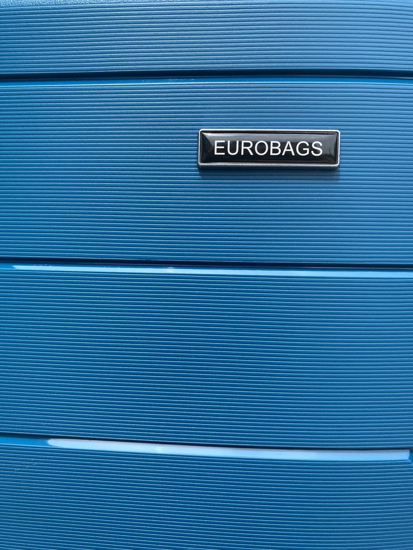 Чемодан-спиннер Eurobags PP-N86 (S, синий)