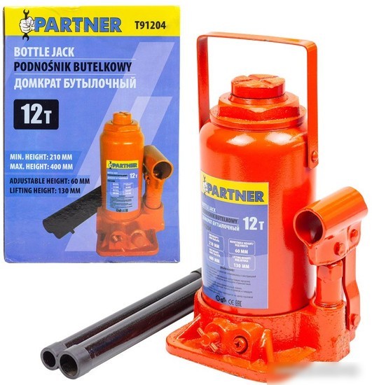 Бутылочный домкрат Partner PA-T91204 (12т)