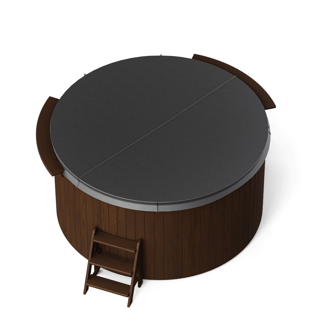 Купель PolarSpa Comfort Family термососна 220 Cold (темный, с хромотерапией)