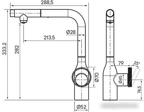 Смеситель Paulmark Urban Ur213104-431 (белый матовый)