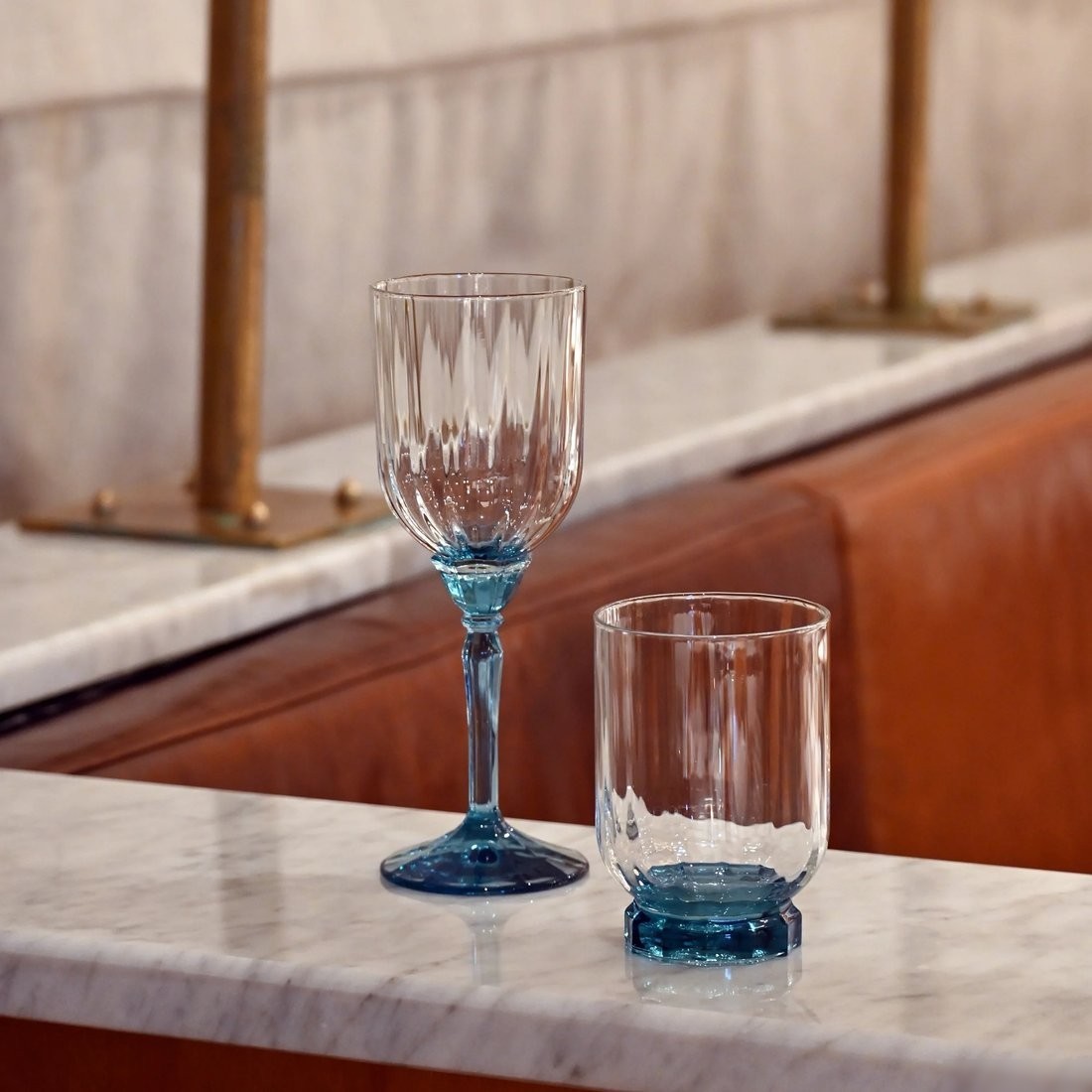 Набор стаканов для коктейлей Bormioli Rocco Флориан Lucent Blue 1.99423 (375 мл, 4 шт)