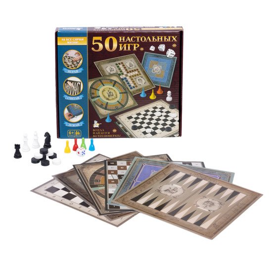 Настольная игра Десятое королевство 50 настольных игр 04920