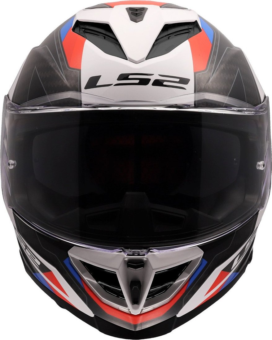 Мотошлем LS2 FF818 Storm III Sporty (M, белый/синий/красный)