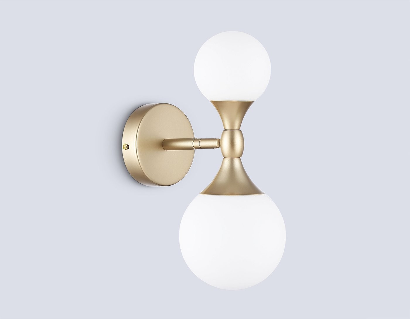 Люстра средней высоты Ambrella light LH51053/2 GD/FR (золото/белый матовый)