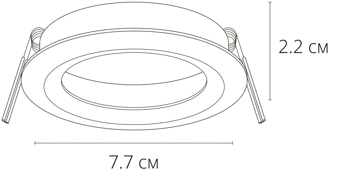 Точечный светильник Arte Lamp Mira A2861PL-1WH