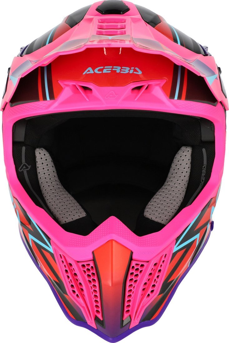 Мотошлем Acerbis Airstrike-X 0026905.723.064 (M, черный/розовый)