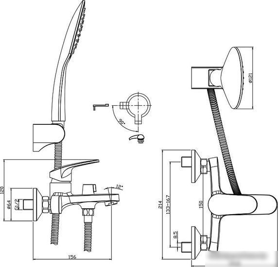 Смеситель Rossinka Silvermix RS45-30